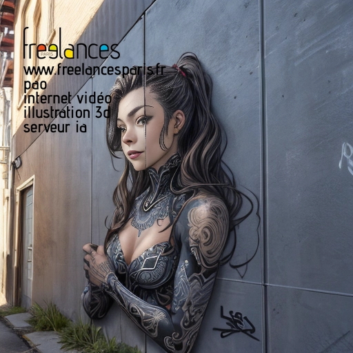 Pao mise en page internet vidéo illustration 3d serveur IA générative AI freelance paris studio de création magazines Y4PZCZN0